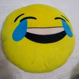 Happy Crying Emoji Pillow